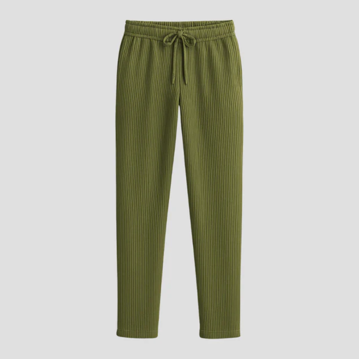 The Barolo Men’s Casual Ribbed Relaxed Fit Drawstring Pants
