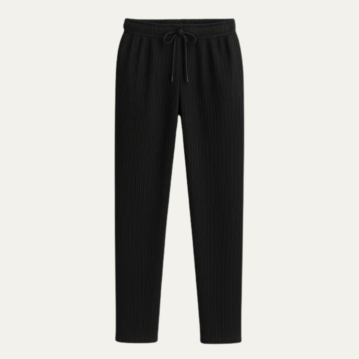 The Barolo Men’s Casual Ribbed Relaxed Fit Drawstring Pants