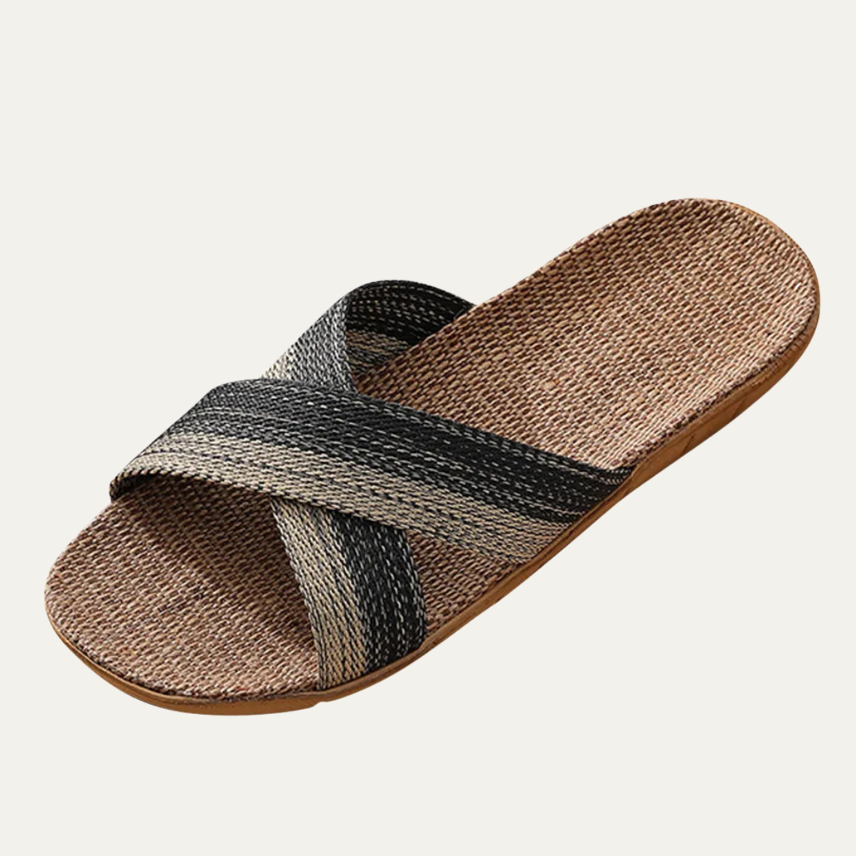 The Montepulciano Men's Soft Sole Sandals with Cross Strap