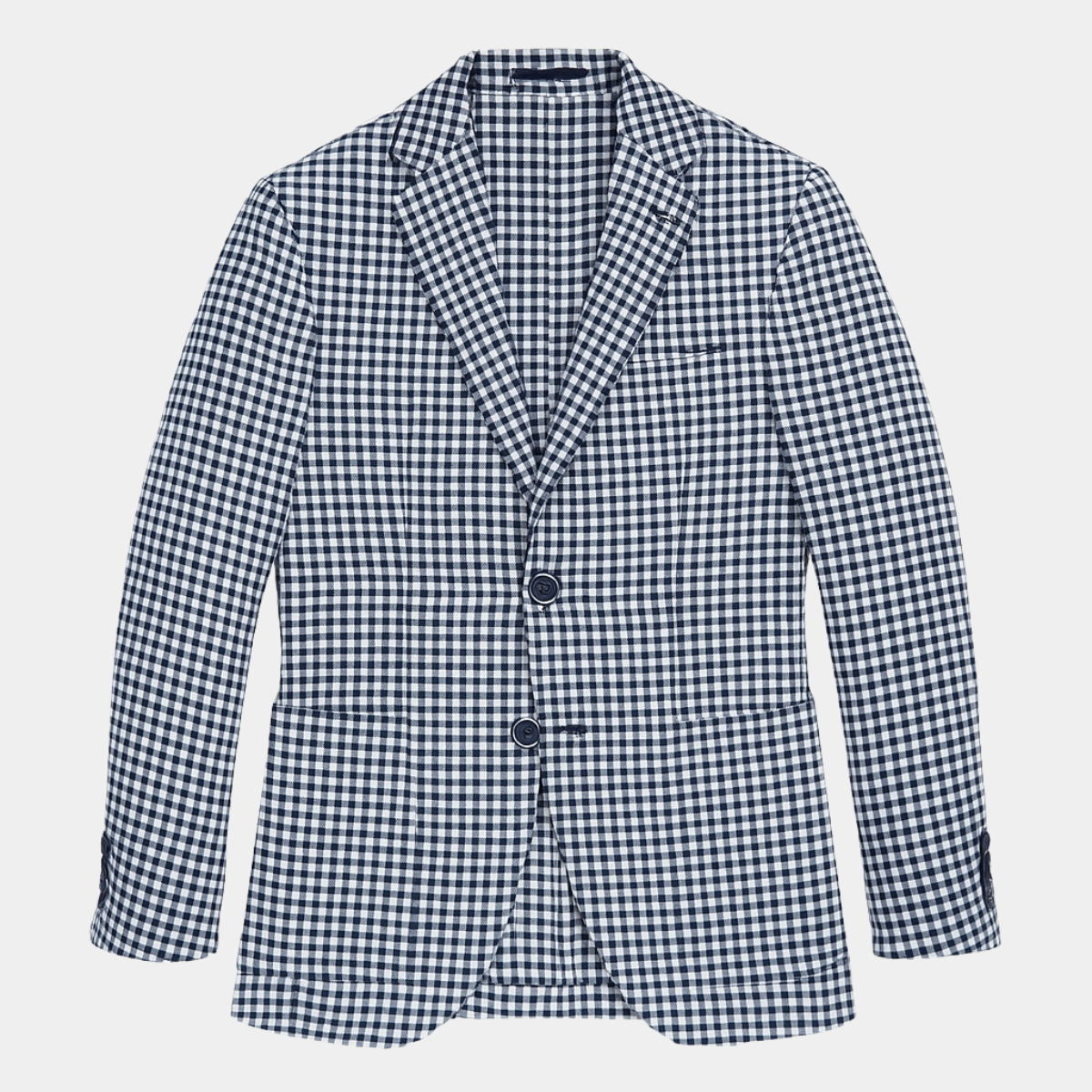 The Hartford Men’s Cotton Half Zip Ribbed Knit Blazer with Stand Collar