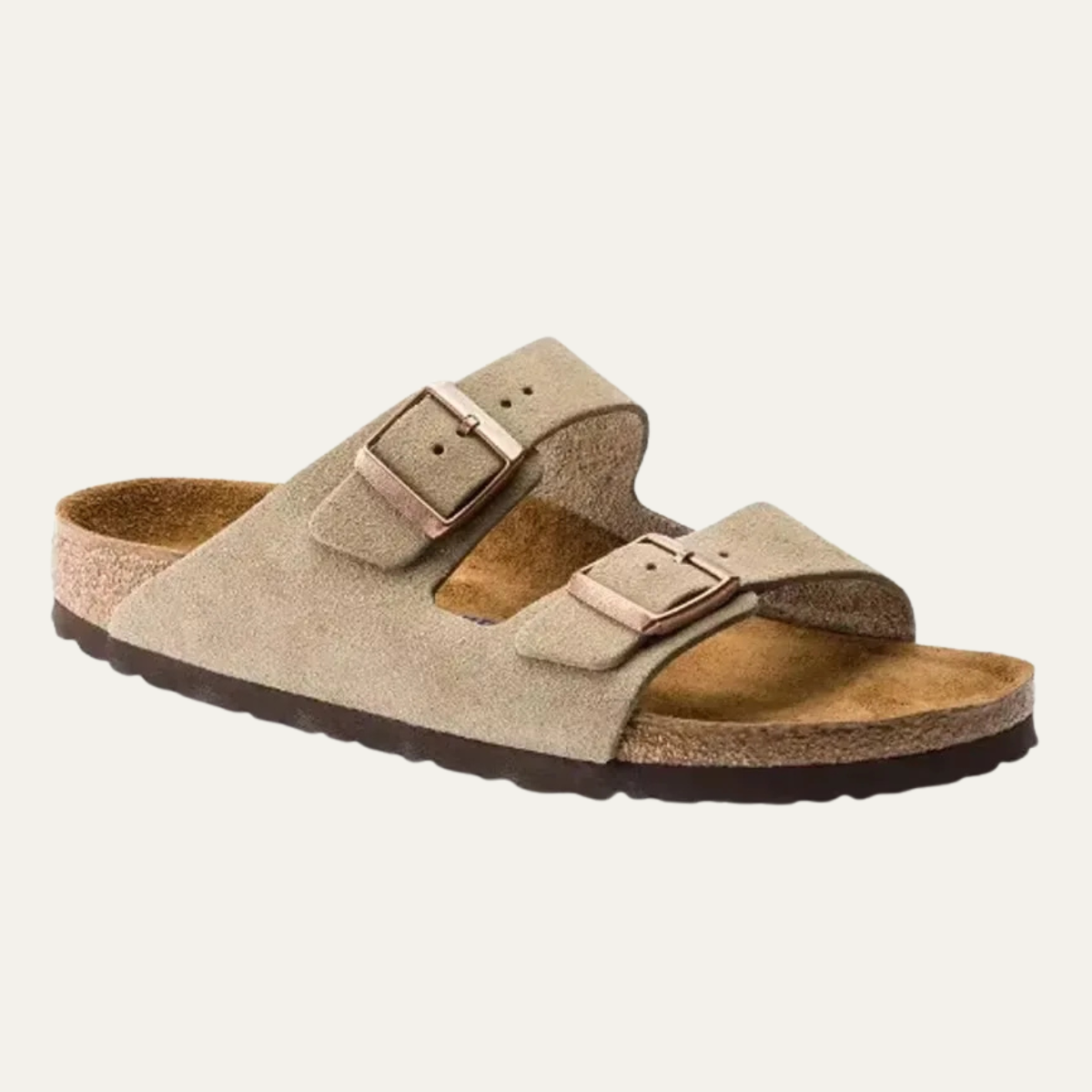 The Rapallo Men's Trendy Leather Slippers with Adjustable Buckles