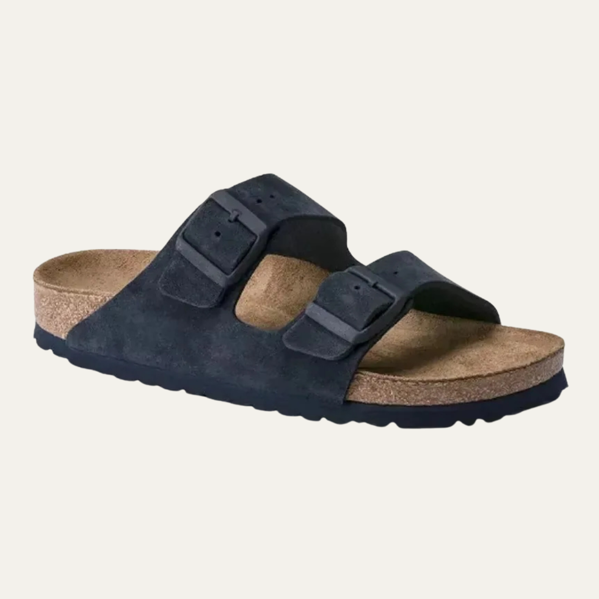 The Rapallo Men's Trendy Leather Slippers with Adjustable Buckles