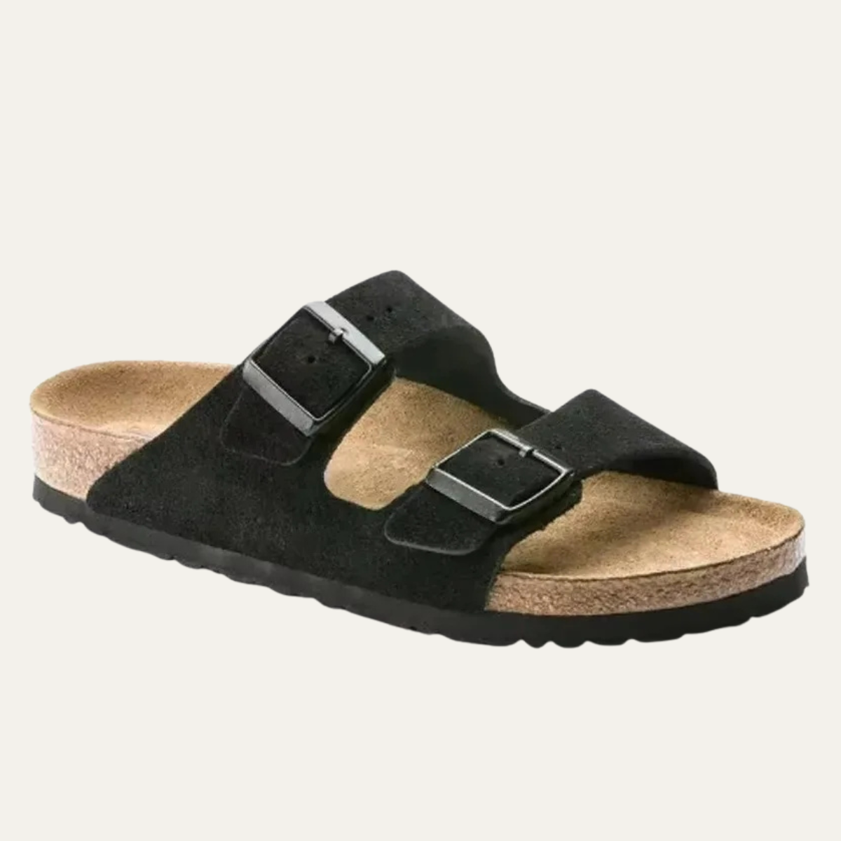 The Rapallo Men's Trendy Leather Slippers with Adjustable Buckles