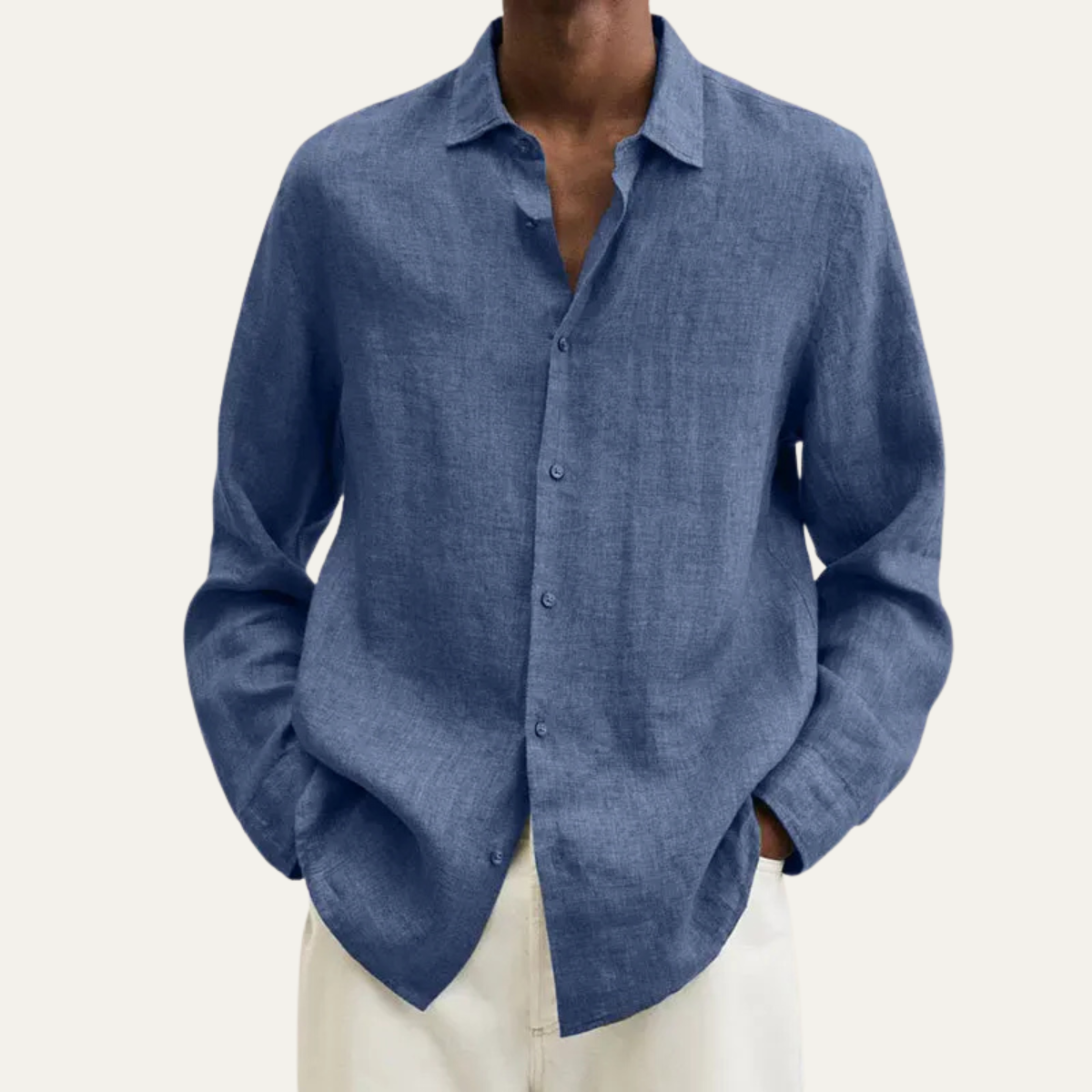 The Edgartown Men’s Casual Breathable Summer Linen Shirt