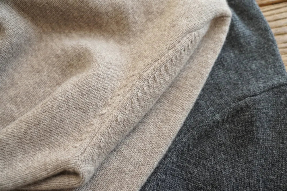 The Masham Men's Henley Knit Sweater with Button Neck