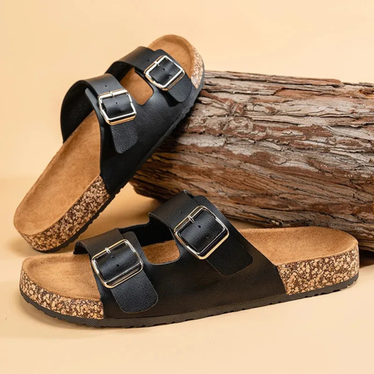 The Vernazza Men’s Buckle Strap Sandals