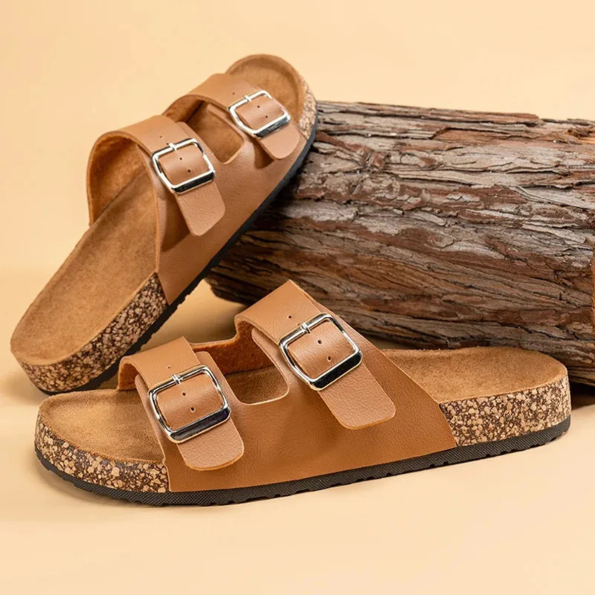 The Vernazza Men’s Buckle Strap Sandals