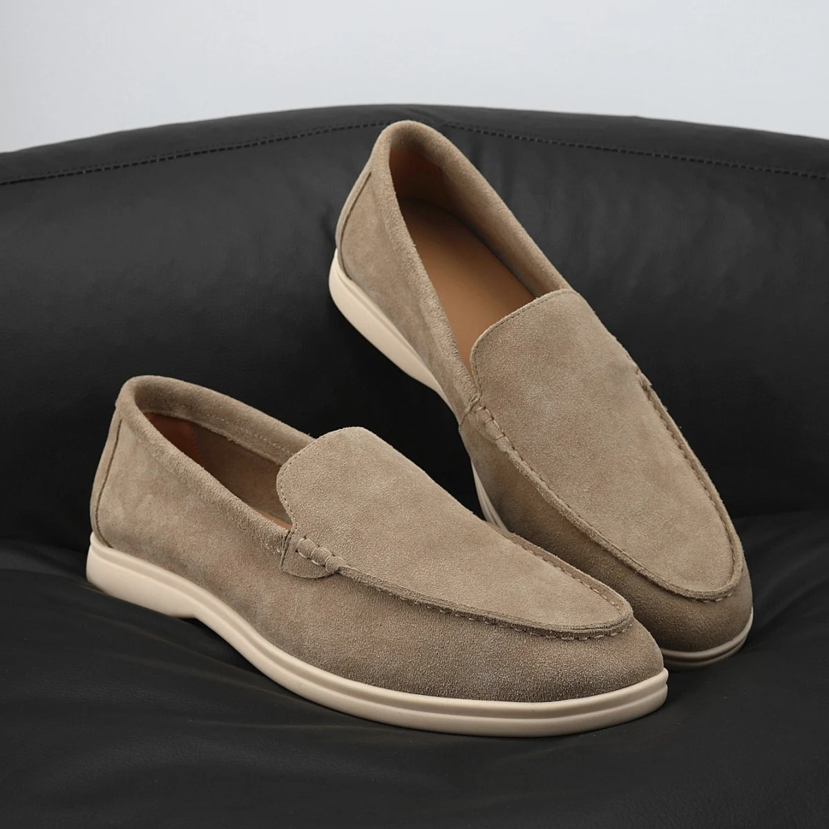 The Como Men's Suede Leather Comfort Loafers