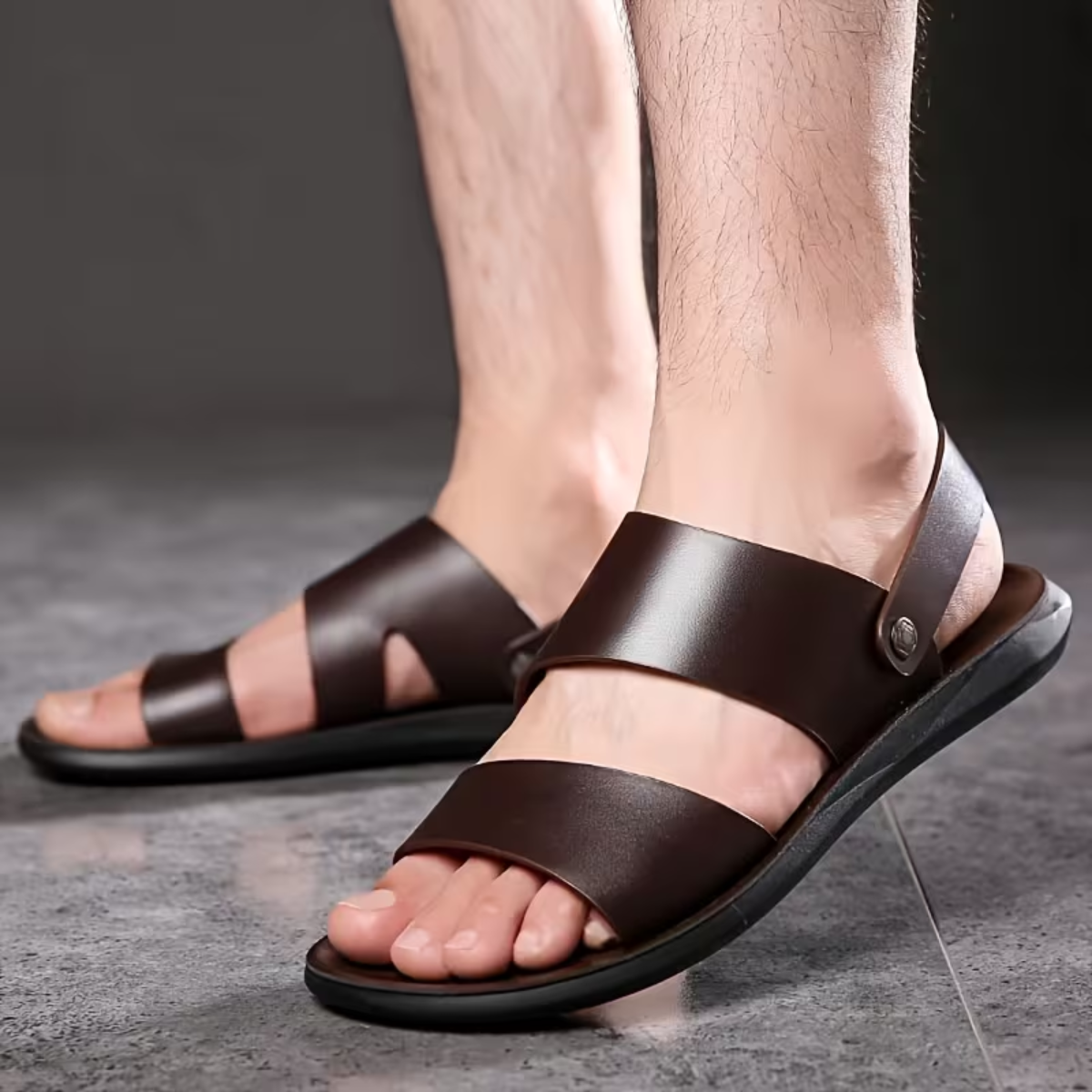 The Siracusa Men’s Summer Casual Strap Sandals
