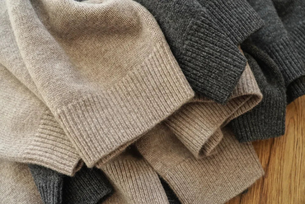 The Masham Men's Henley Knit Sweater with Button Neck