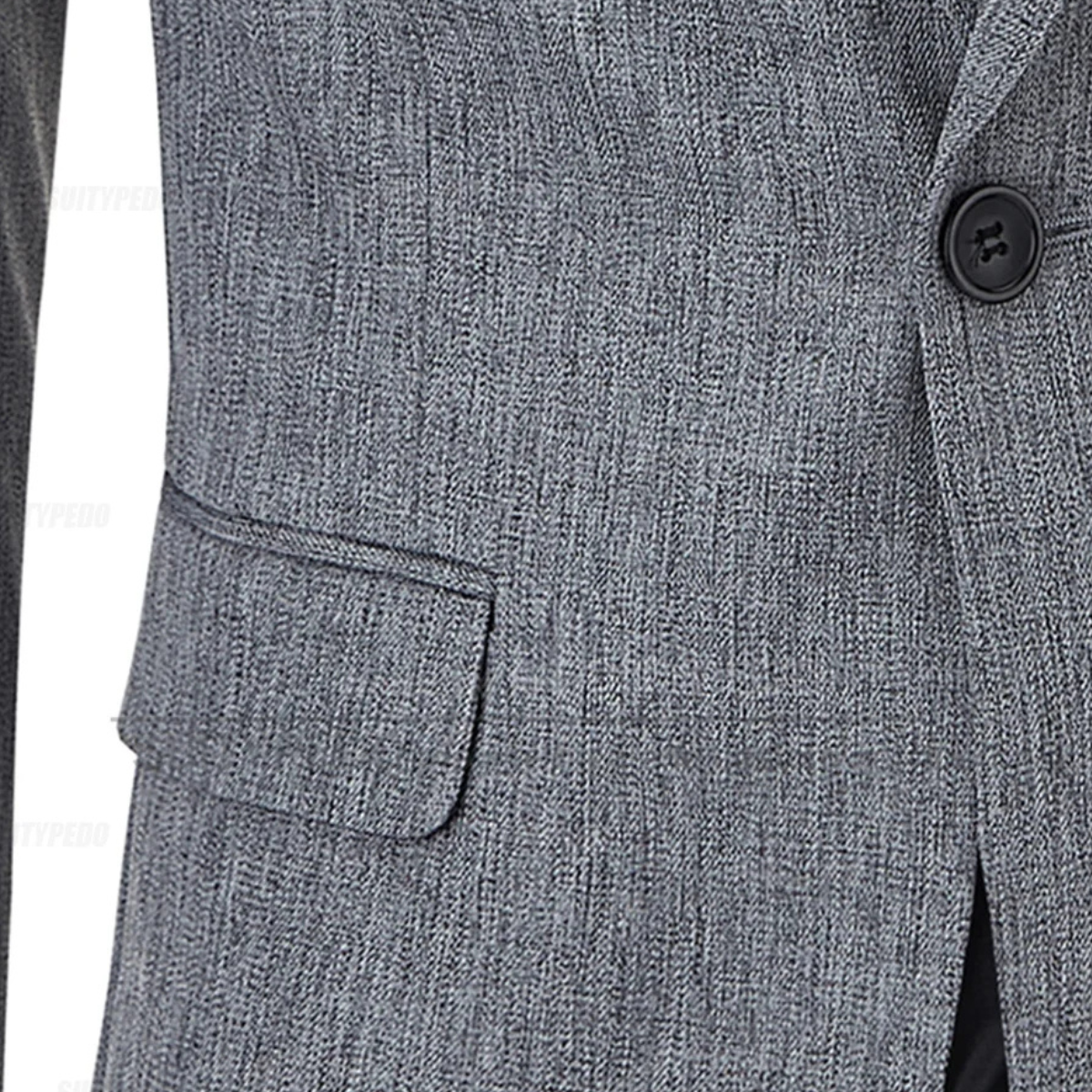 The Mandello Men’s Single Breasted Lightweight Slim Fit Linen Blazer