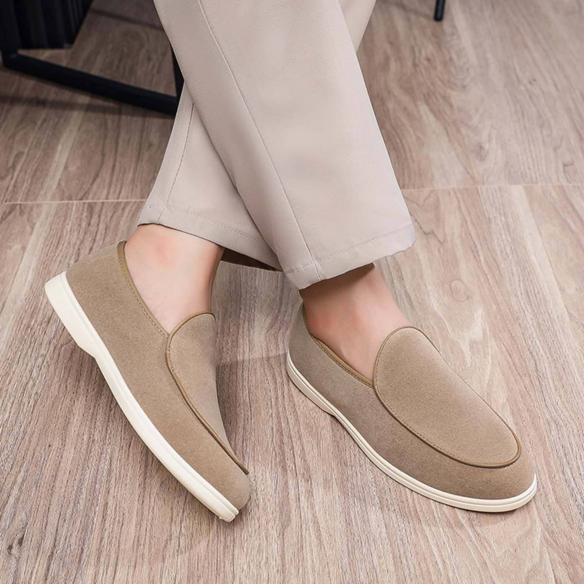 The Mornington Men’s Casual Comfort Suede Slip On Loafers
