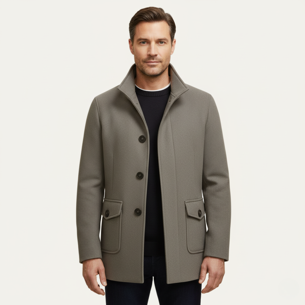 Coat – Men’s Smart Tailored Overcoat