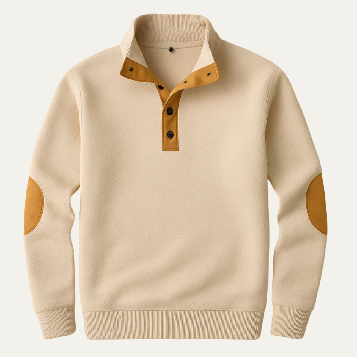 The Oxford Men's Quarter Zip Knit Sweater