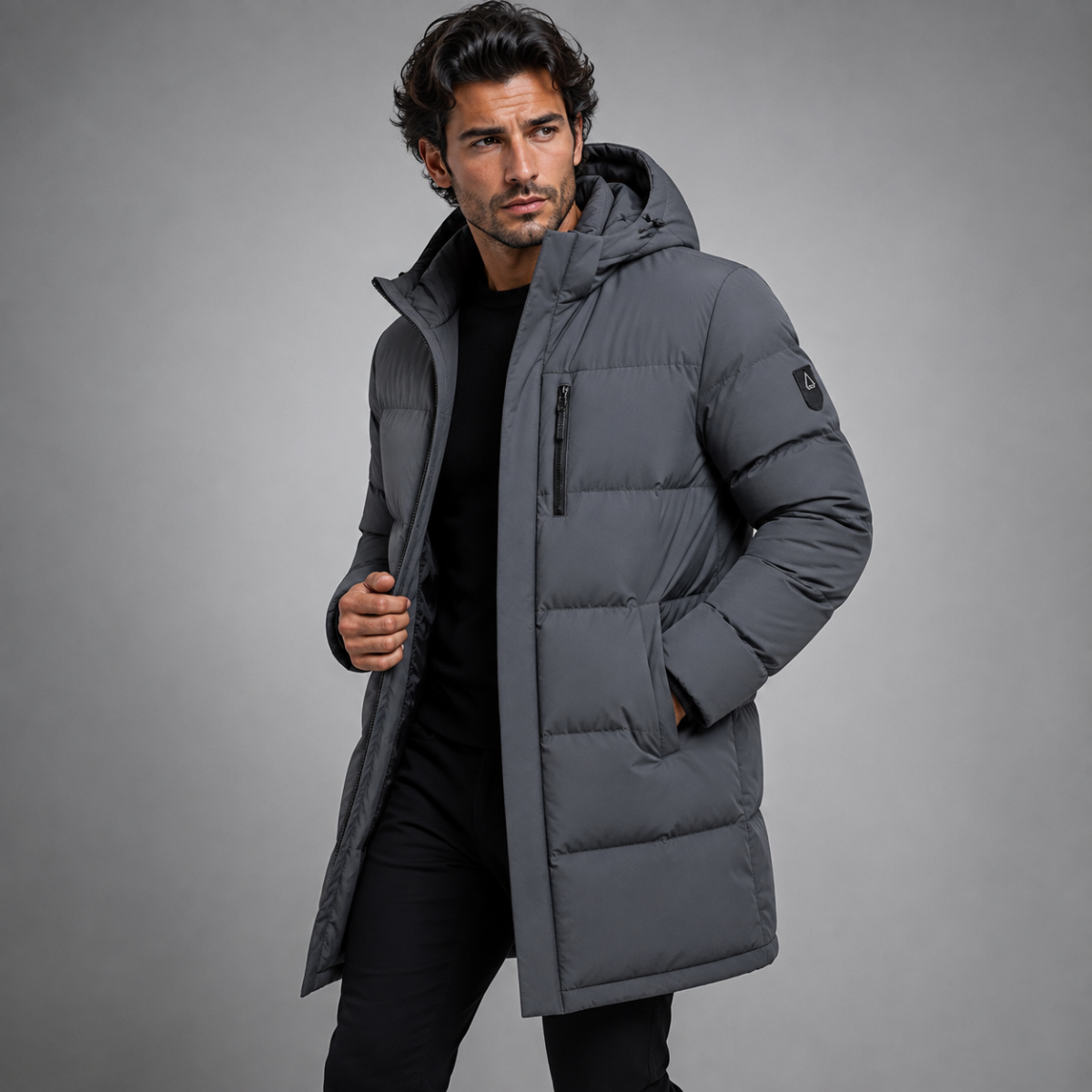 The Wickham Men's Insulated Longline Puffer Coat
