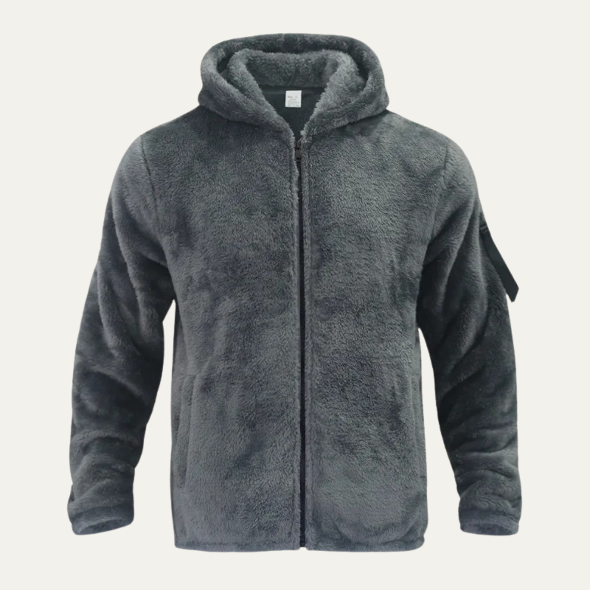 Men’s Fleece Warm Soft Velvet Hoodie Jacket
