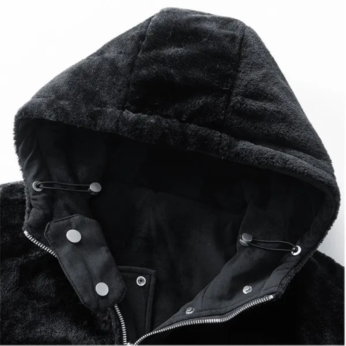 Men's Fleece Lined Hooded Parka