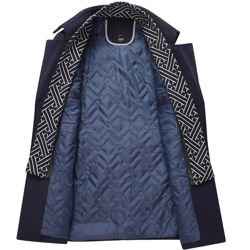 Men's Winter Dress Coat – Structured Slim