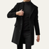 Men's Single Breasted Wool Blend Overcoat