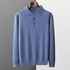 Men's Collared Knit Pullover – Wool Blend