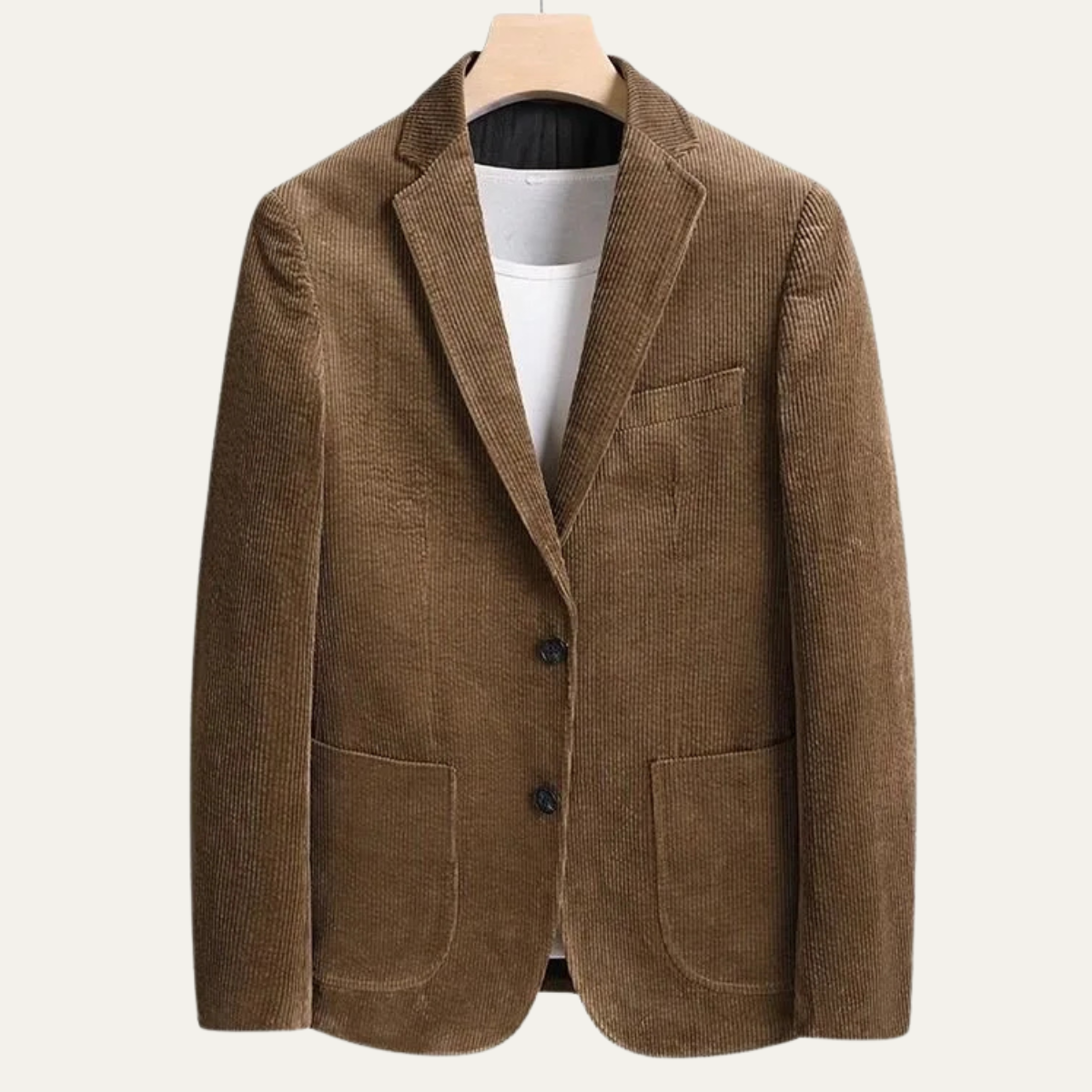 The Lancaster Men’s Thick Flannel  Corduroy Business Blazer