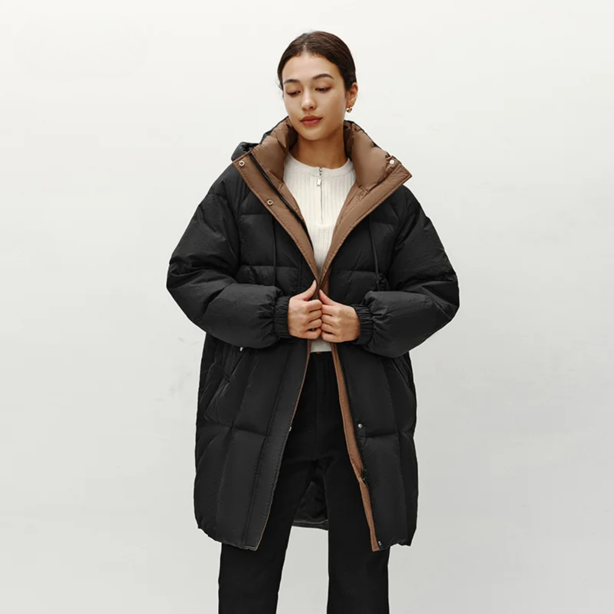 Women's Loose Long Down Coat