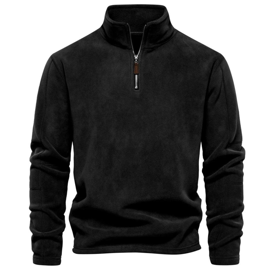 Men's Zip-Up Fleece Sweater | Winter