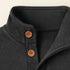 The Waldorf Men’s Gray Luxury Button Neck Knit Sweaters