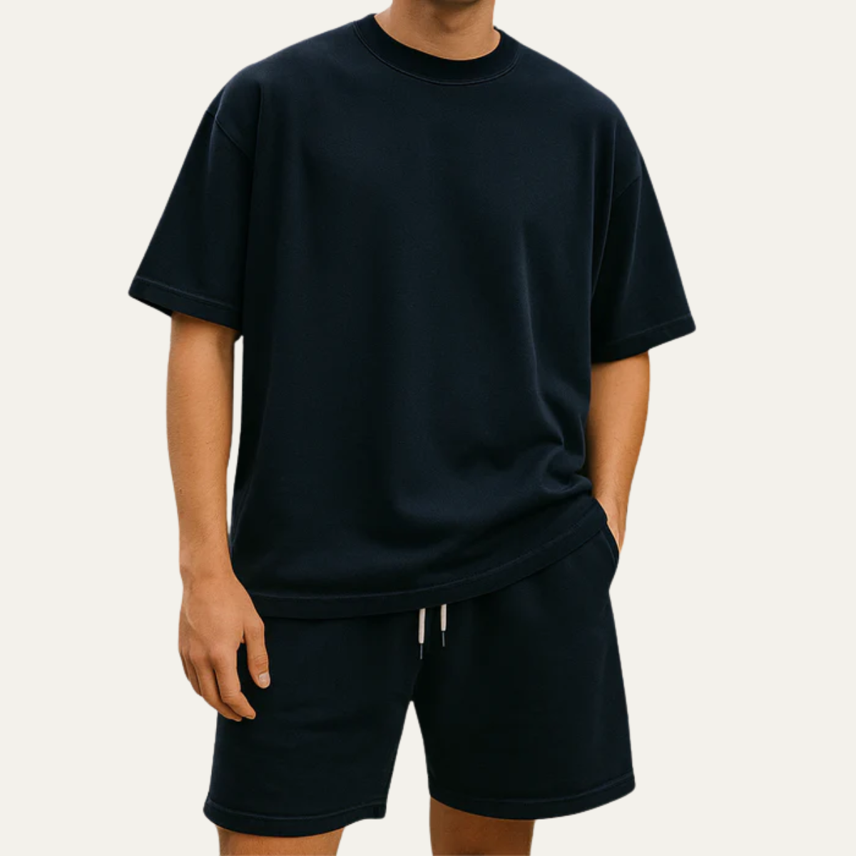 The Alba Men’s Summer Lounge Set - T Shirt & Shorts Co Ord Set