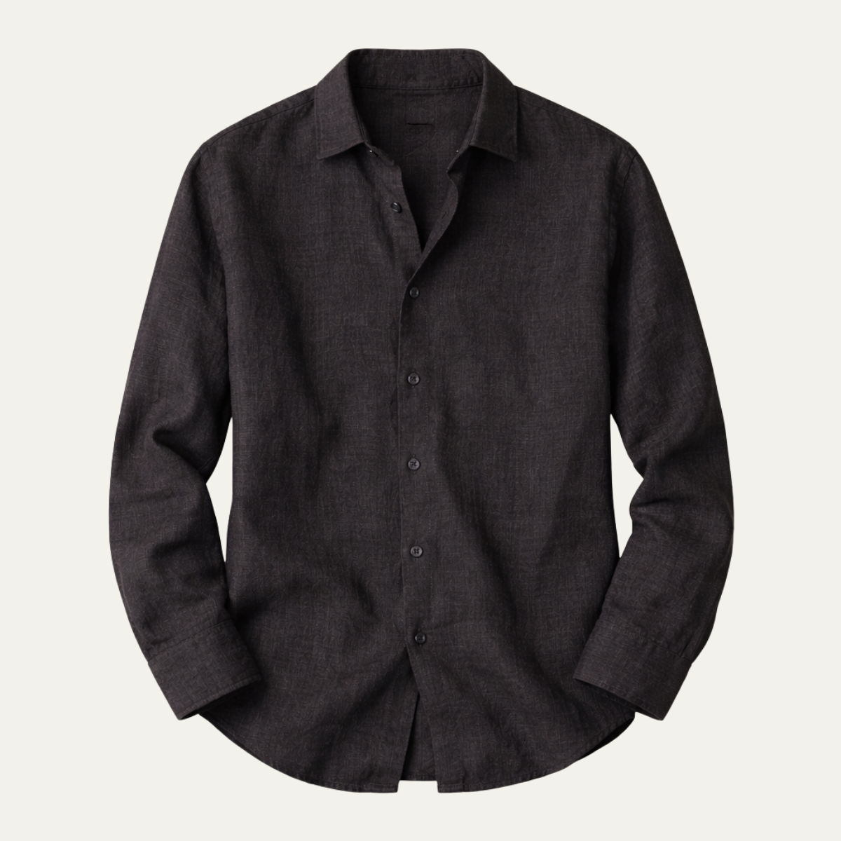 The Del Mar Men’s Lightweight Breathable Summer Linen Shirt
