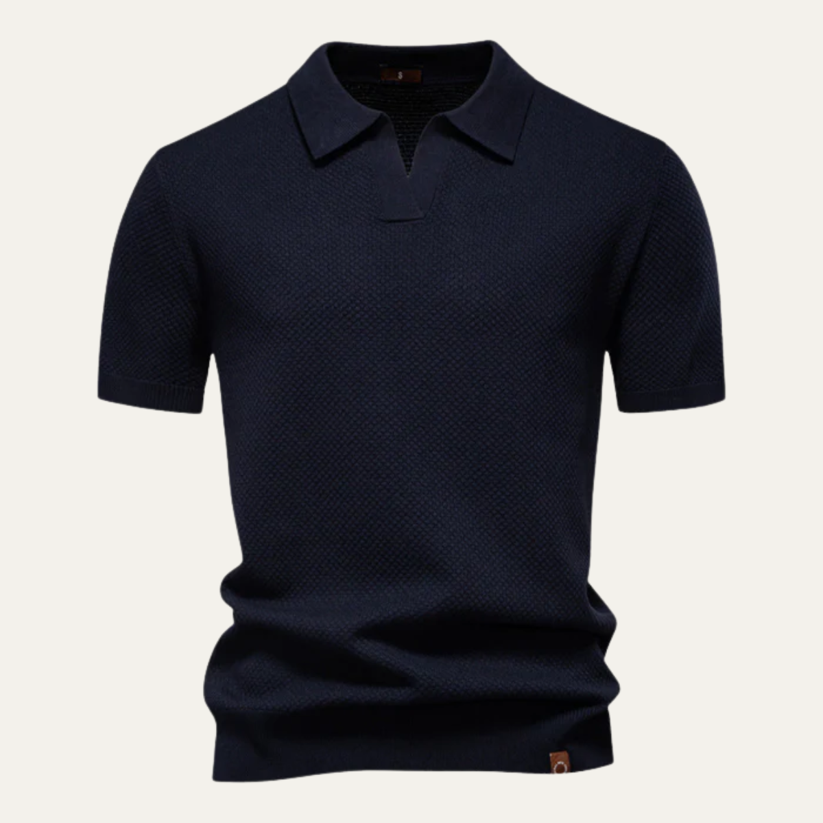 The Orvieto Men’s Casual Textured Polo Shirt