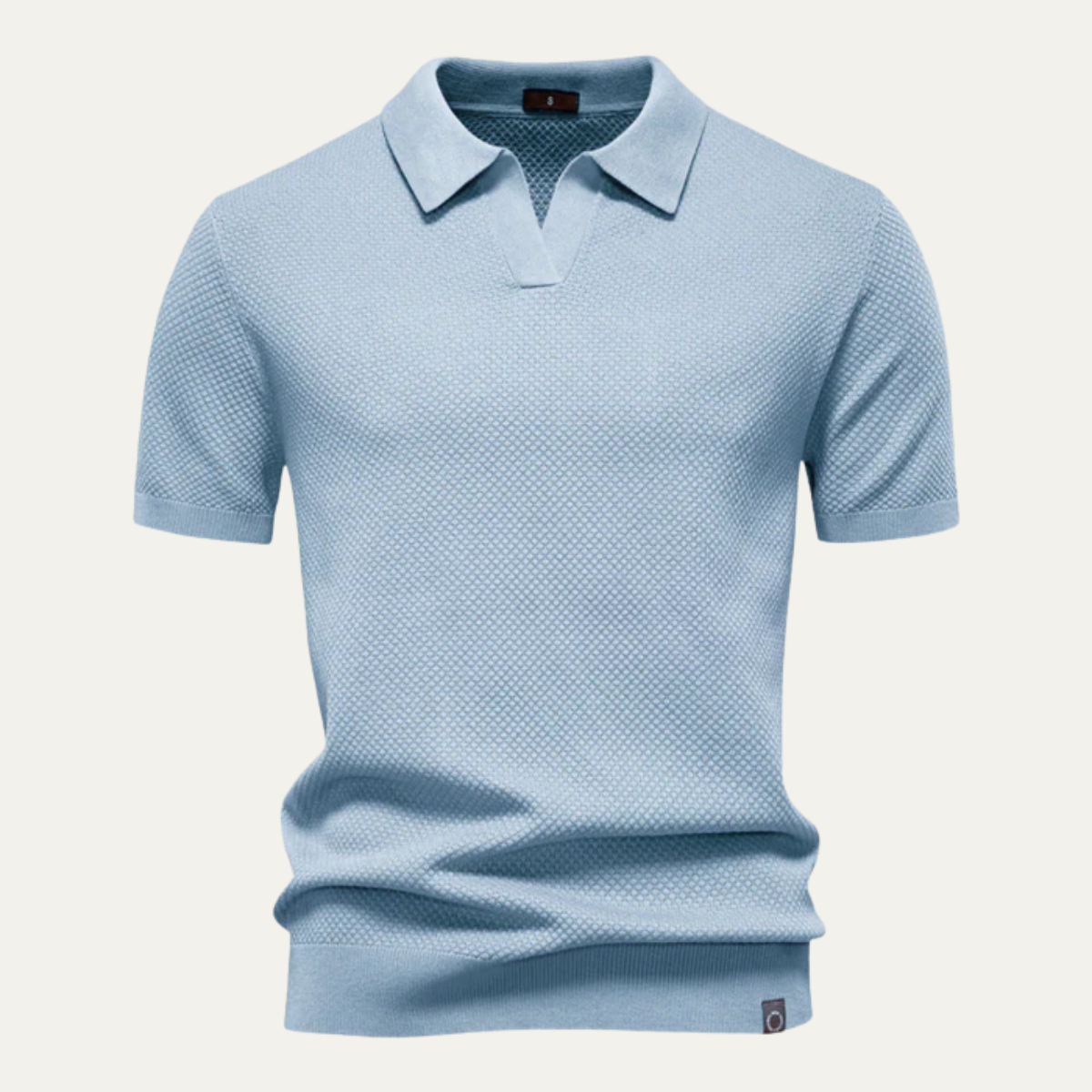 The Spoleto Men’s Classic Textured Polo Shirt