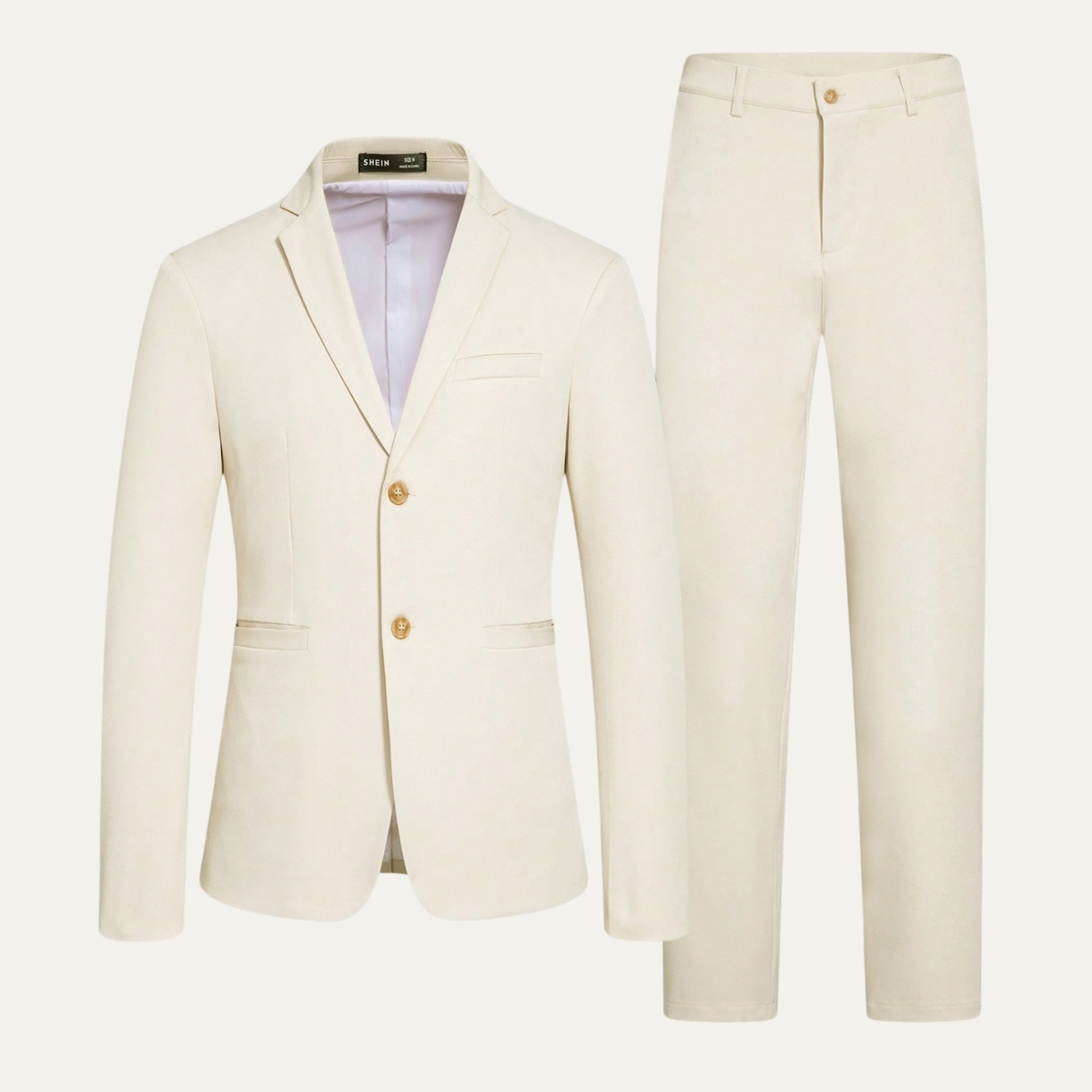 Men’s Slim Fit Suit Set – Modern Blazer and Pants Elegant Set