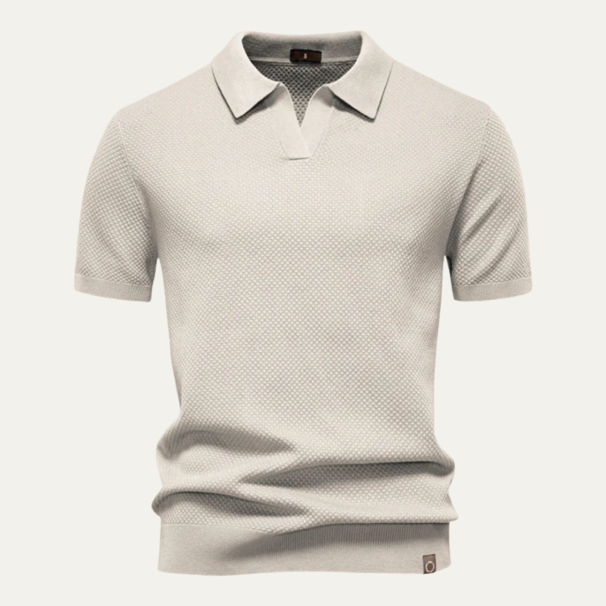 The Spoleto Men’s Classic Textured Polo Shirt