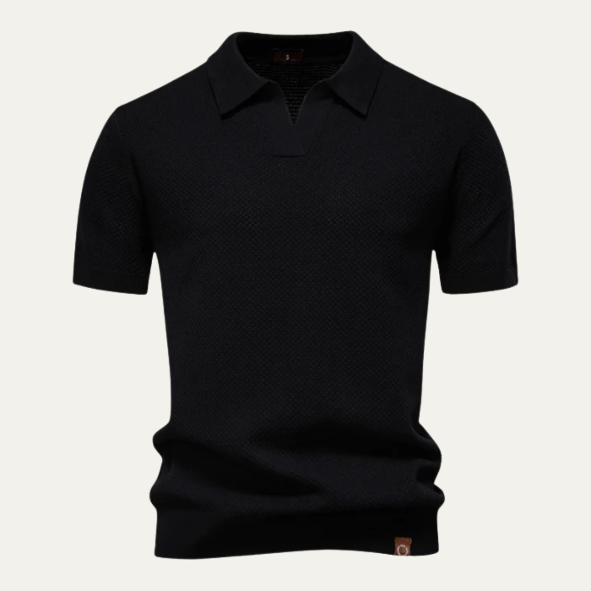 The Orvieto Men’s Casual Textured Polo Shirt