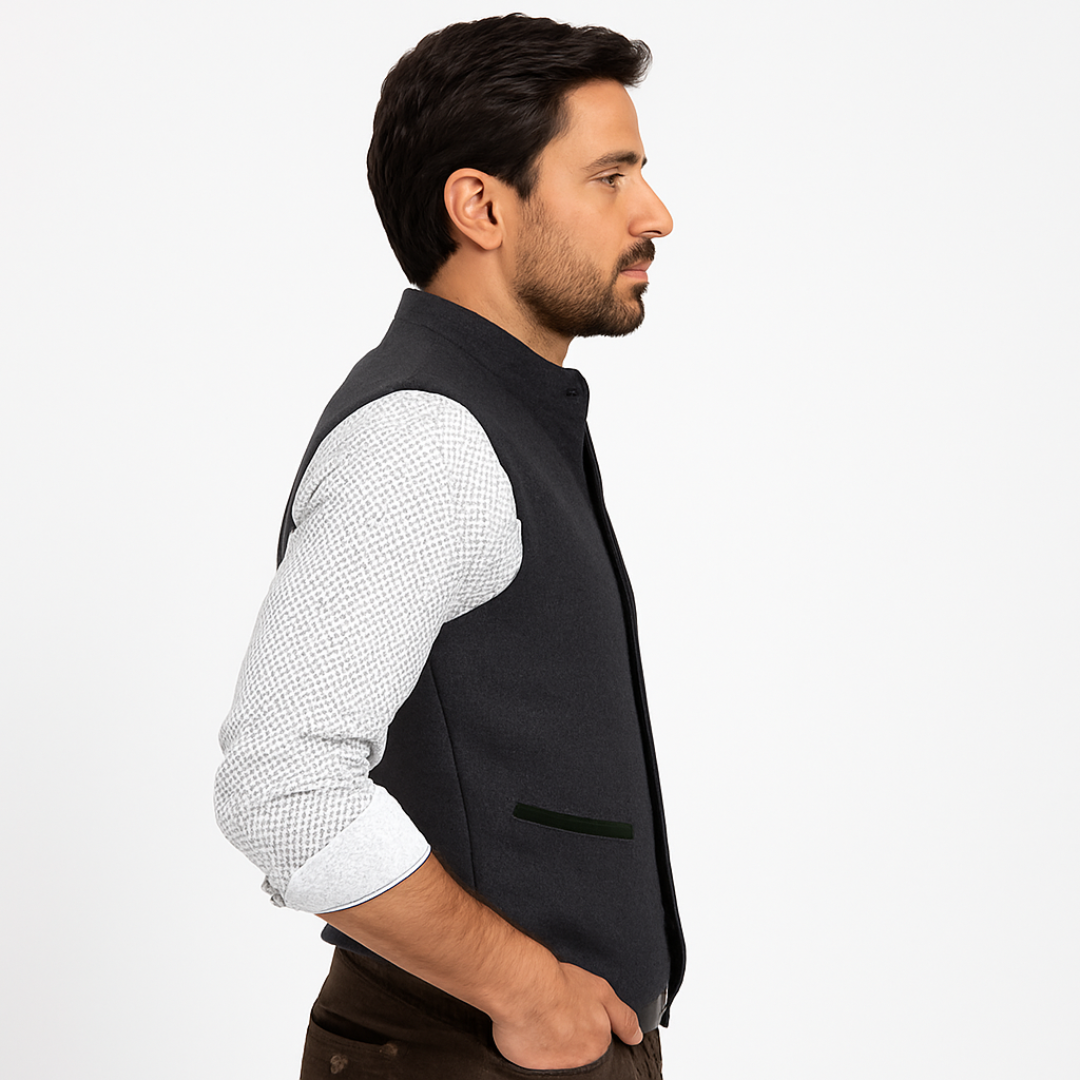 Oliver | Men's Wool Vest | Casual