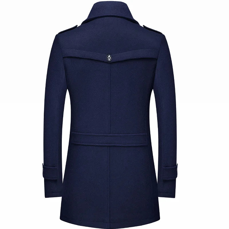 Men's Winter Dress Coat – Structured Slim