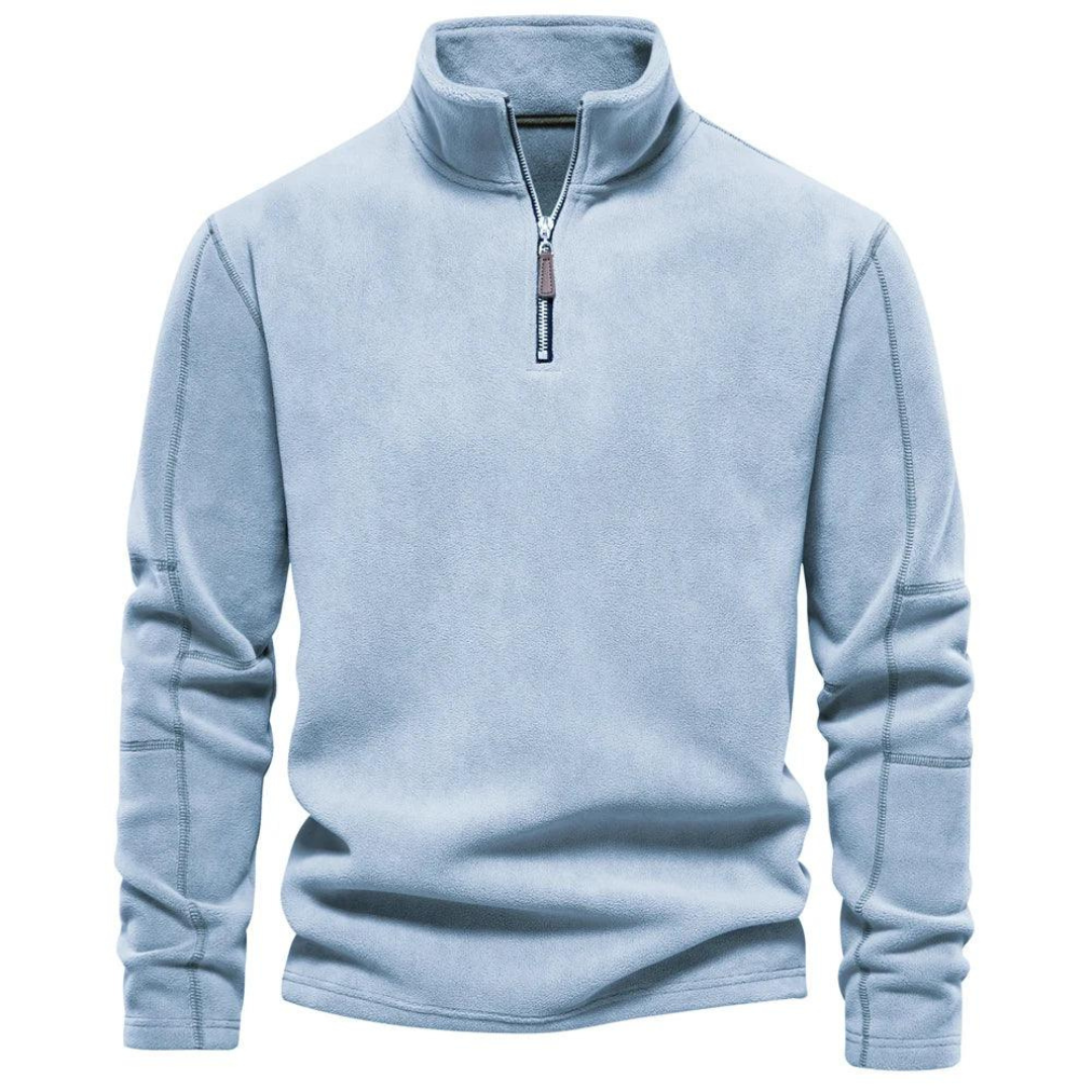 Men's Zip-Up Fleece Sweater | Winter