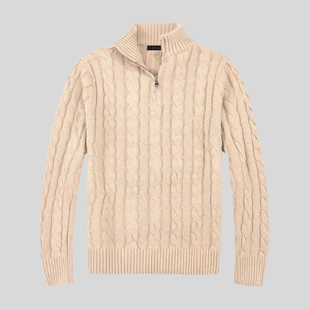 Men’s Knit Zip Sweater | Pullover
