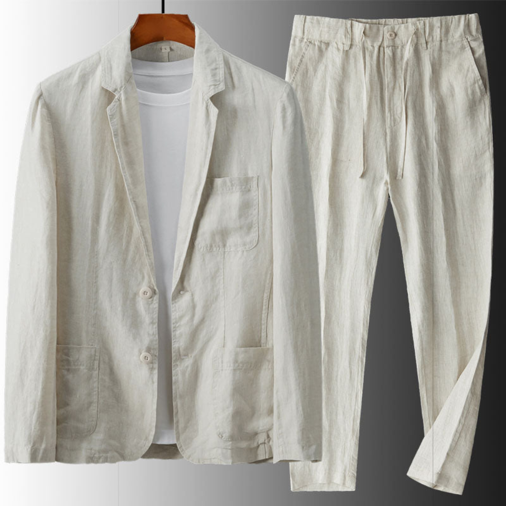 Men's Soft Linen two piece set | Versatile