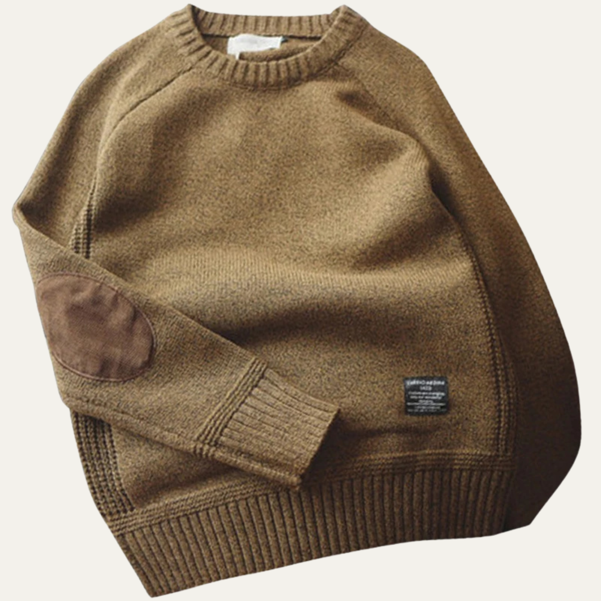 The Briarwood Men’s Oversized Knit Sweaters with Elbow Patches