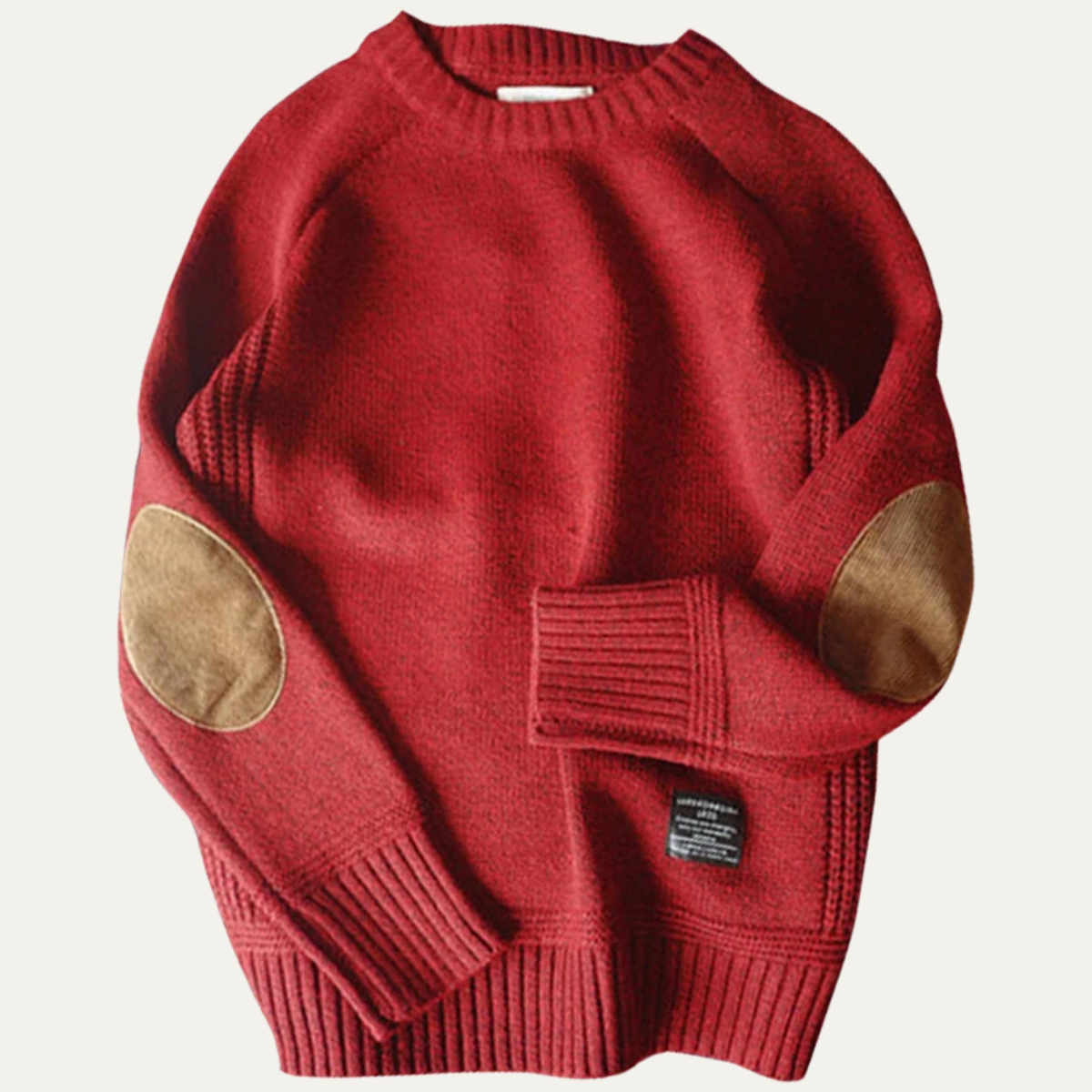 The Briarwood Men’s Oversized Knit Sweaters with Elbow Patches