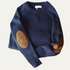 The Briarwood Men’s Oversized Knit Sweaters with Elbow Patches