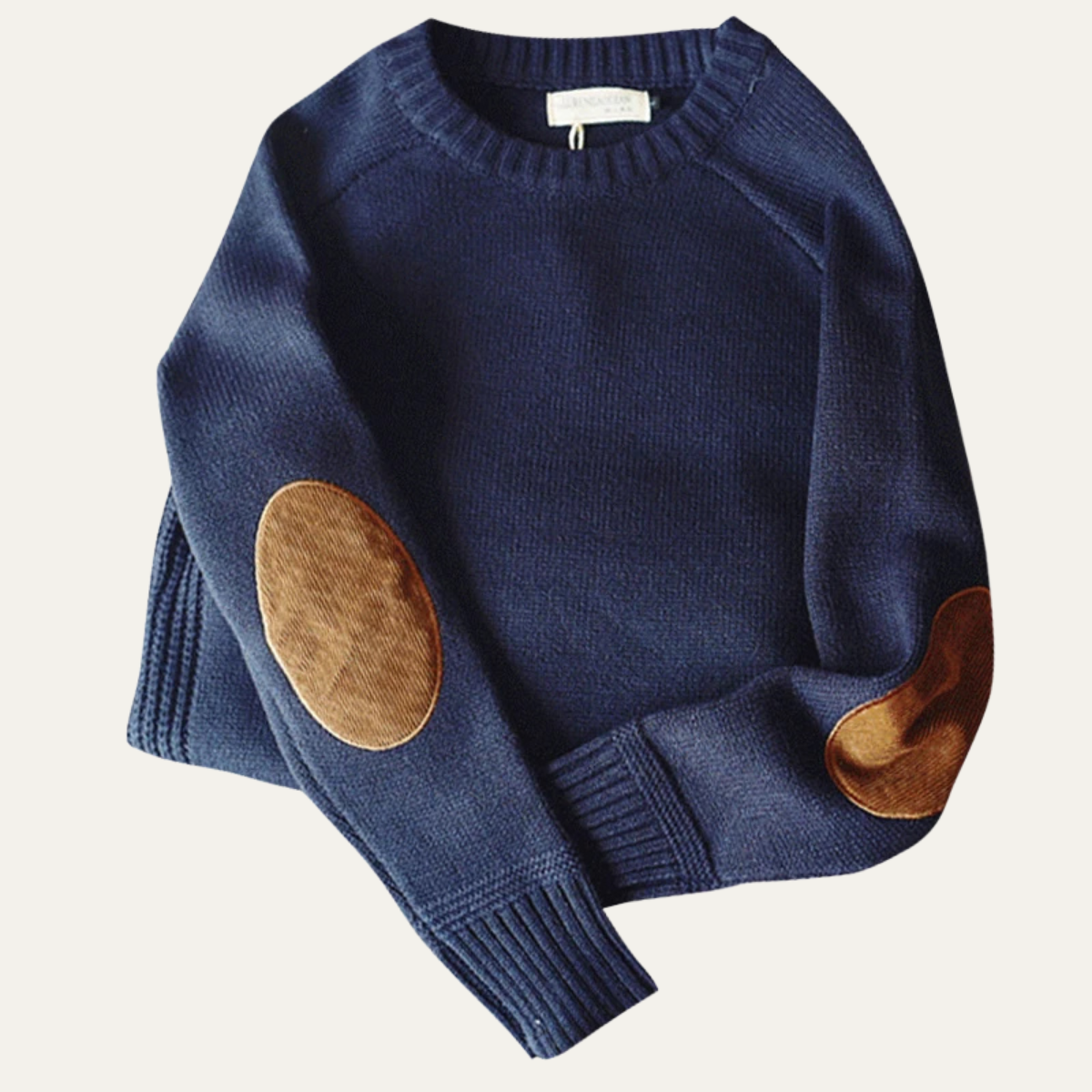 The Briarwood Men’s Oversized Knit Sweaters with Elbow Patches