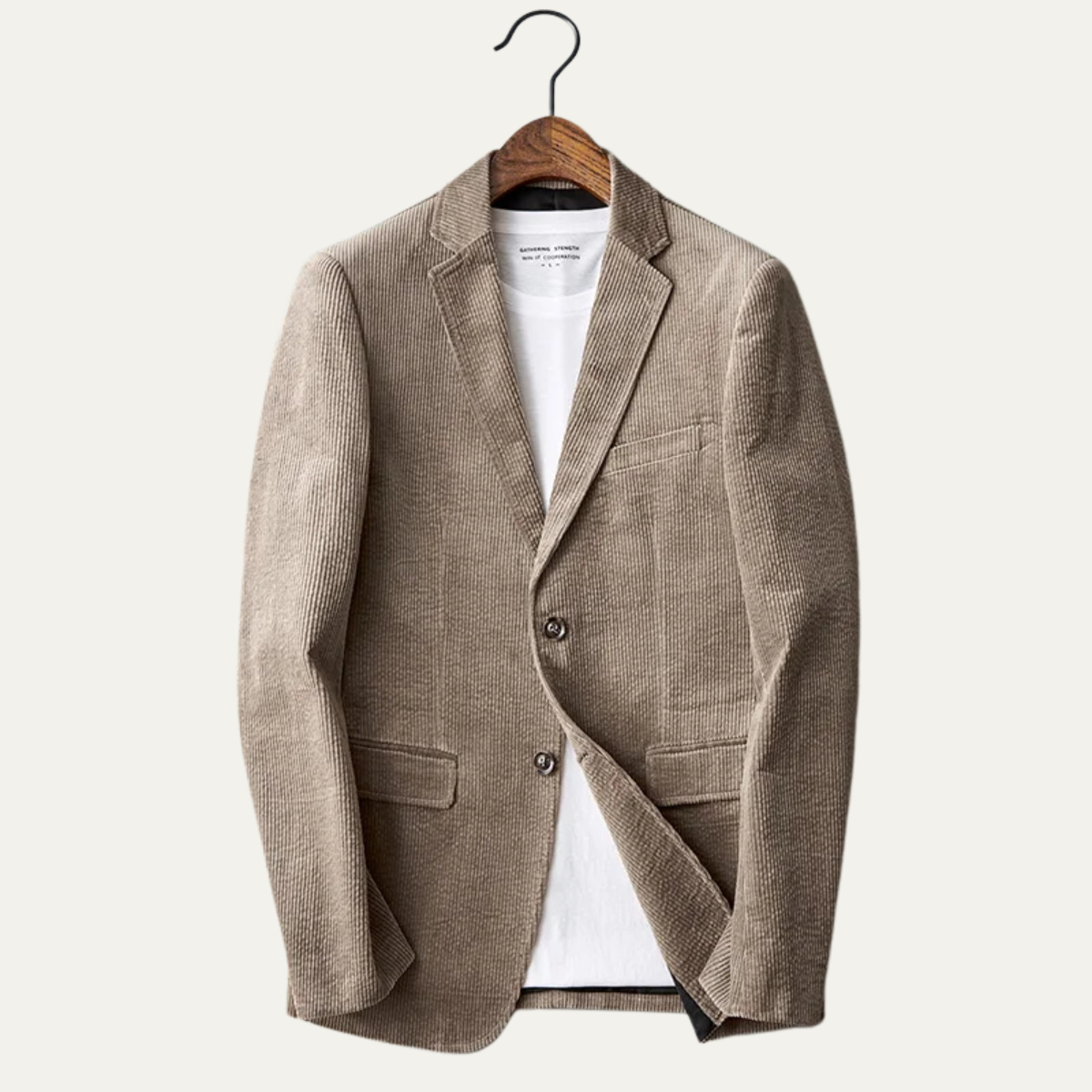 The Riccione Men’s Winter Slim Fit Casual Corduroy Blazer