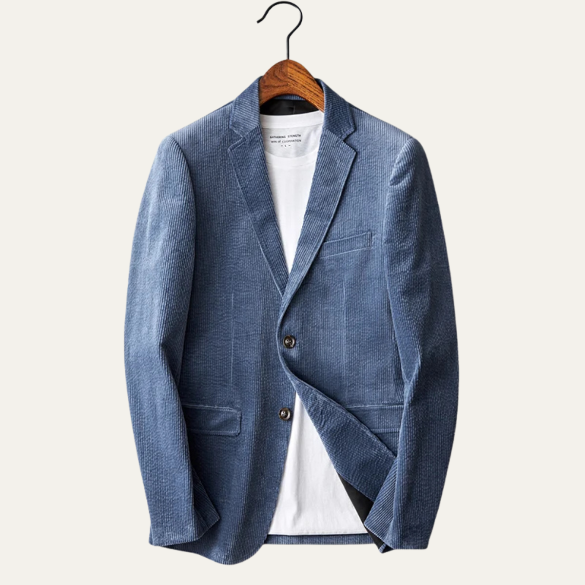 The Riccione Men’s Winter Slim Fit Casual Corduroy Blazer