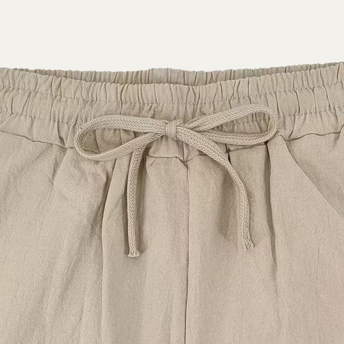 The Circular Quay Men’s Casual Pants Elastic Waist Loose Fit Linen Pants