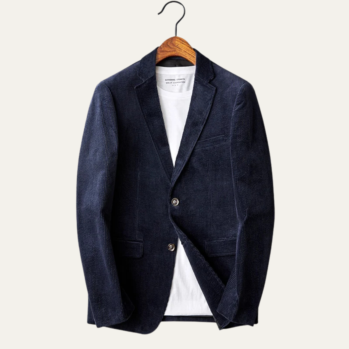 The Riccione Men’s Winter Slim Fit Casual Corduroy Blazer