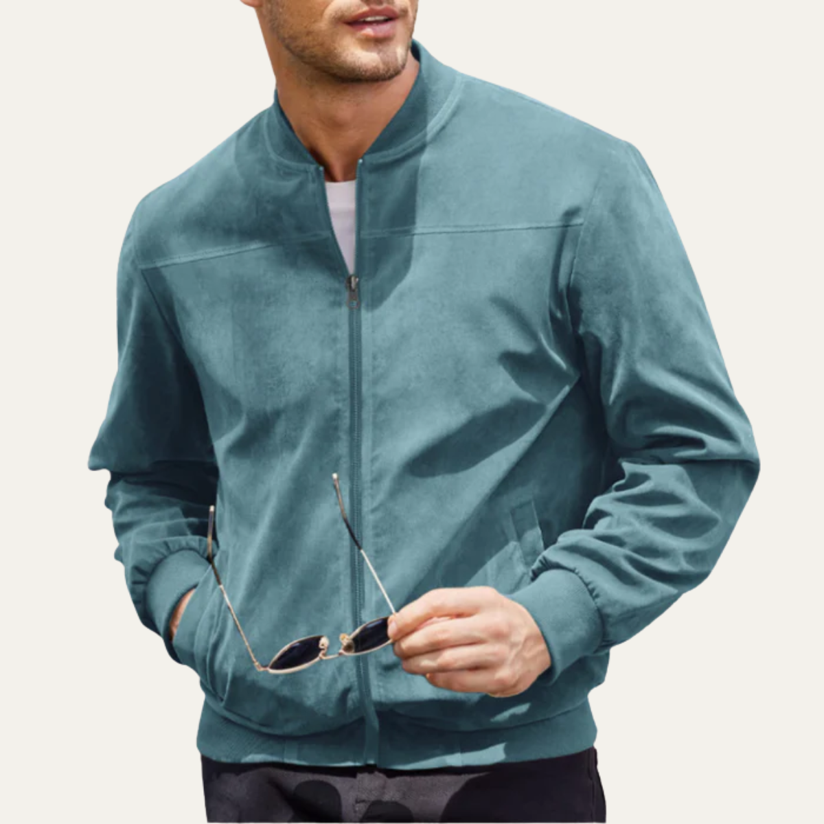 The Catania Men’s Casual Lightweight Bomber Style Jacket