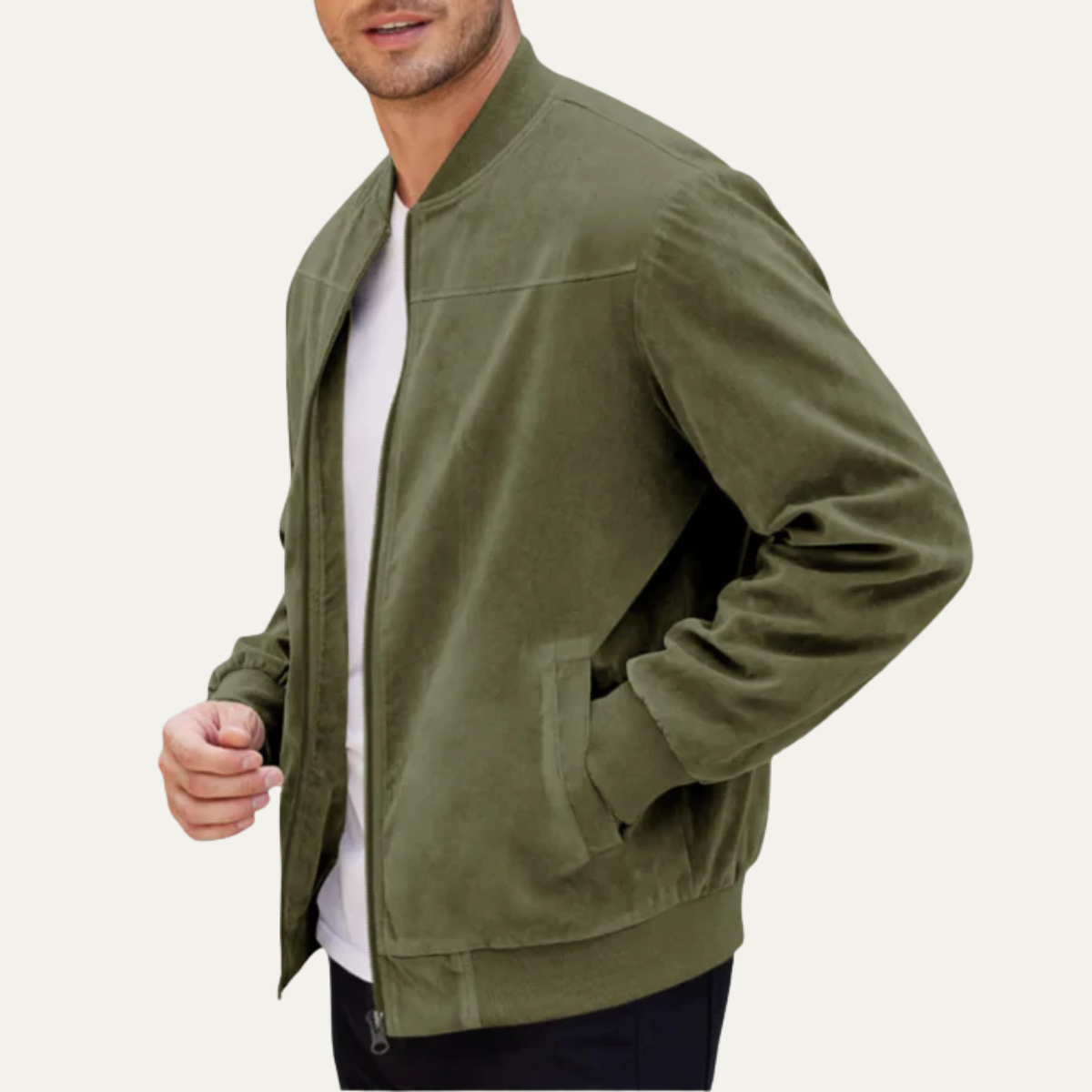 The Catania Men’s Casual Lightweight Bomber Style Jacket